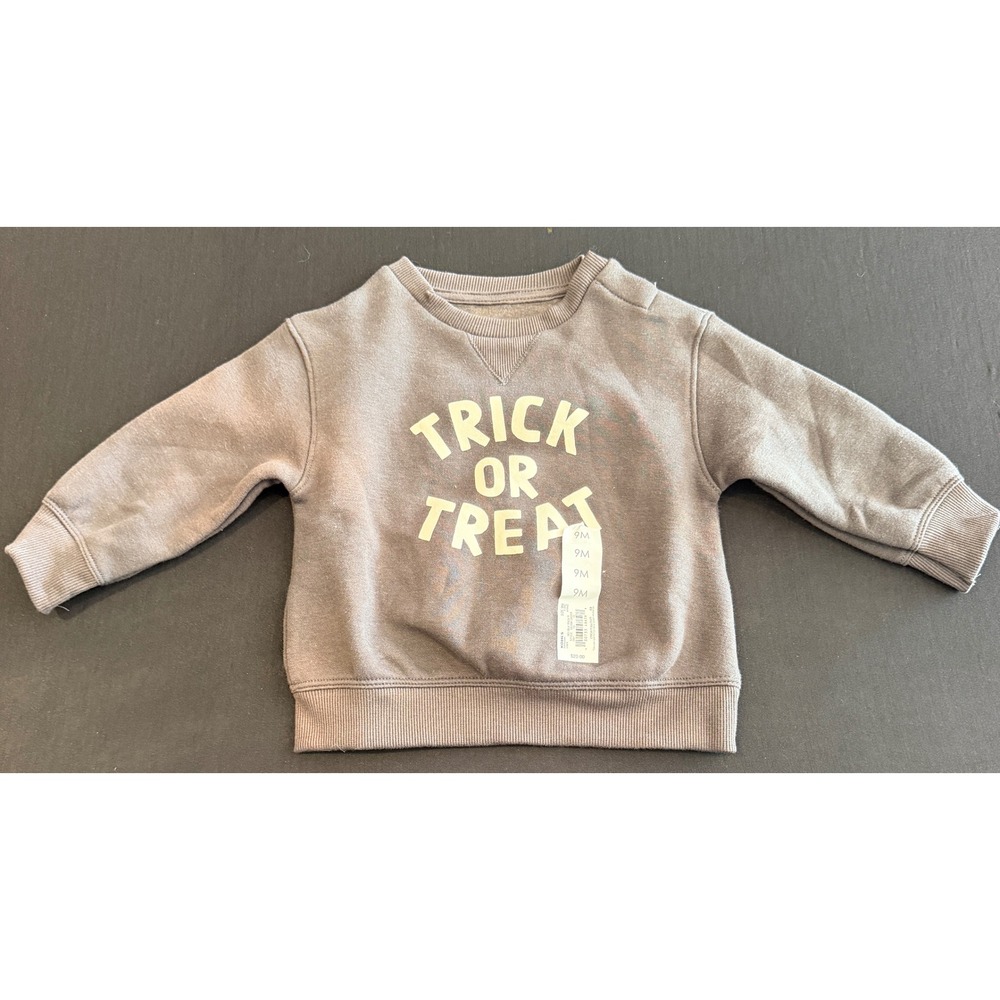 Little Co Lauren Conrad Trick or Treat Halloween Sweatshirt Gray 9M UL00K120DG6